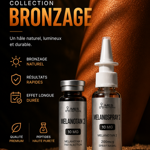 Peptides bronzantes — Bronzage naturel et durable